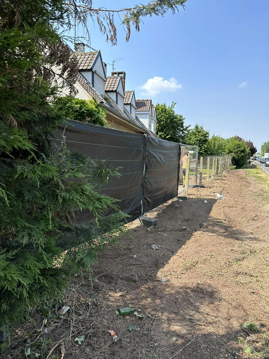 Clôture composite imitation bois Wattignies