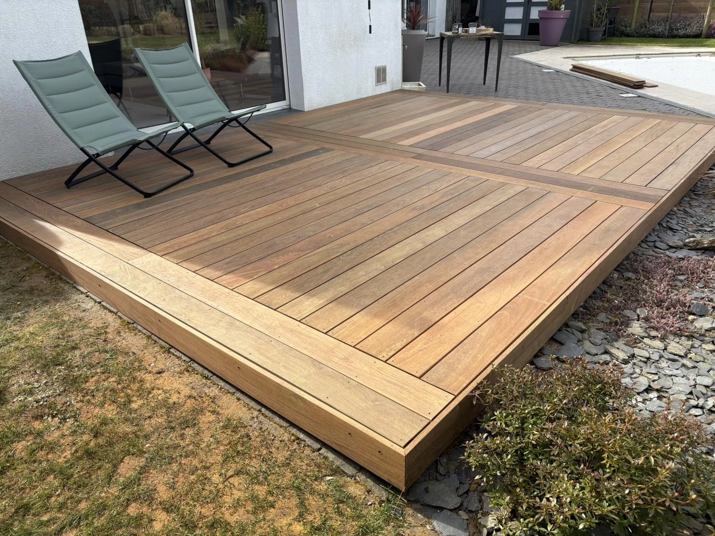 Terrasse bois exotique Tilloy lez Marchiennes