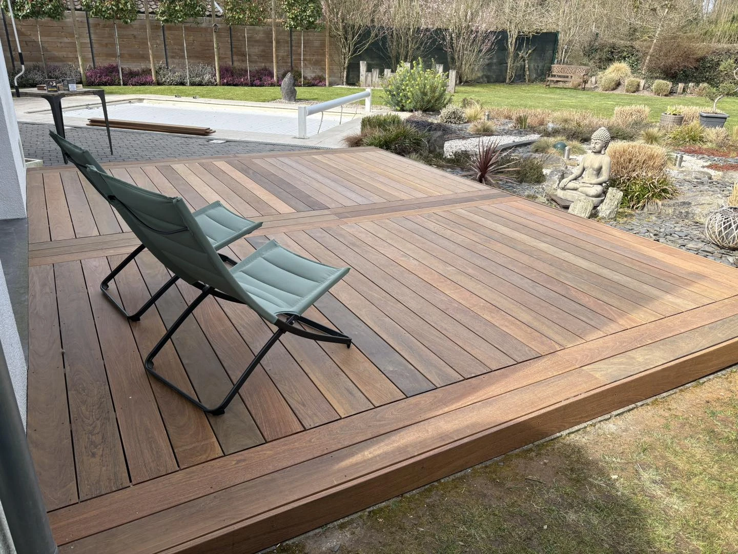 Terrasse bois exotique Tilloy lez Marchiennes