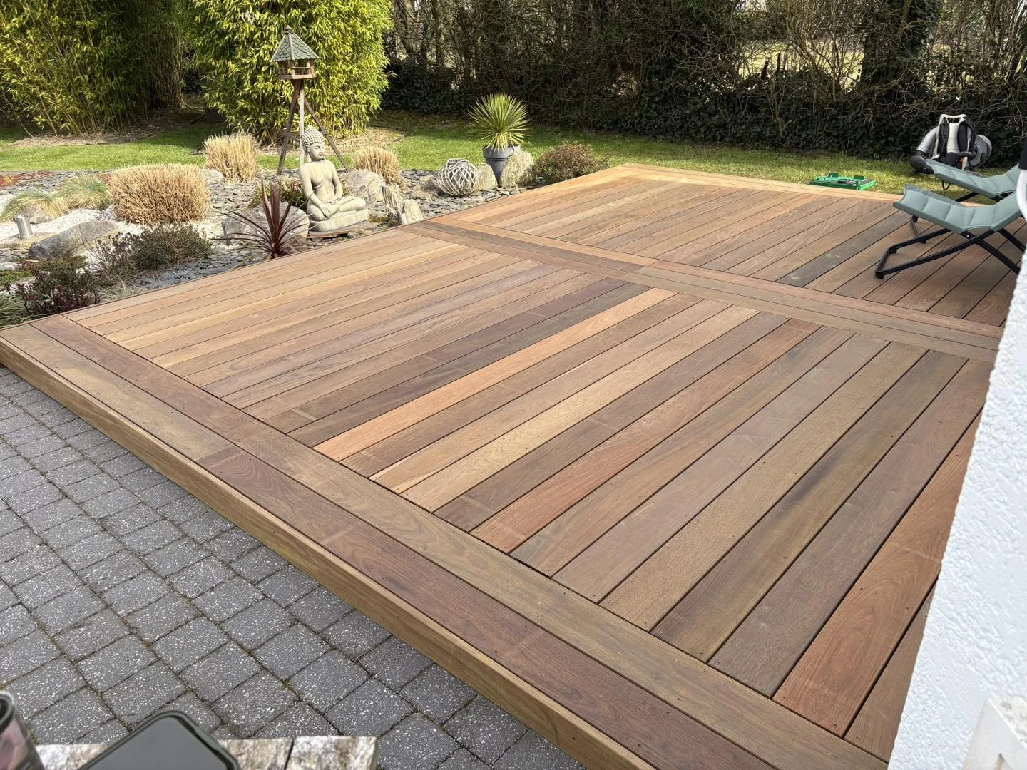 Terrasse bois exotique Tilloy lez Marchiennes