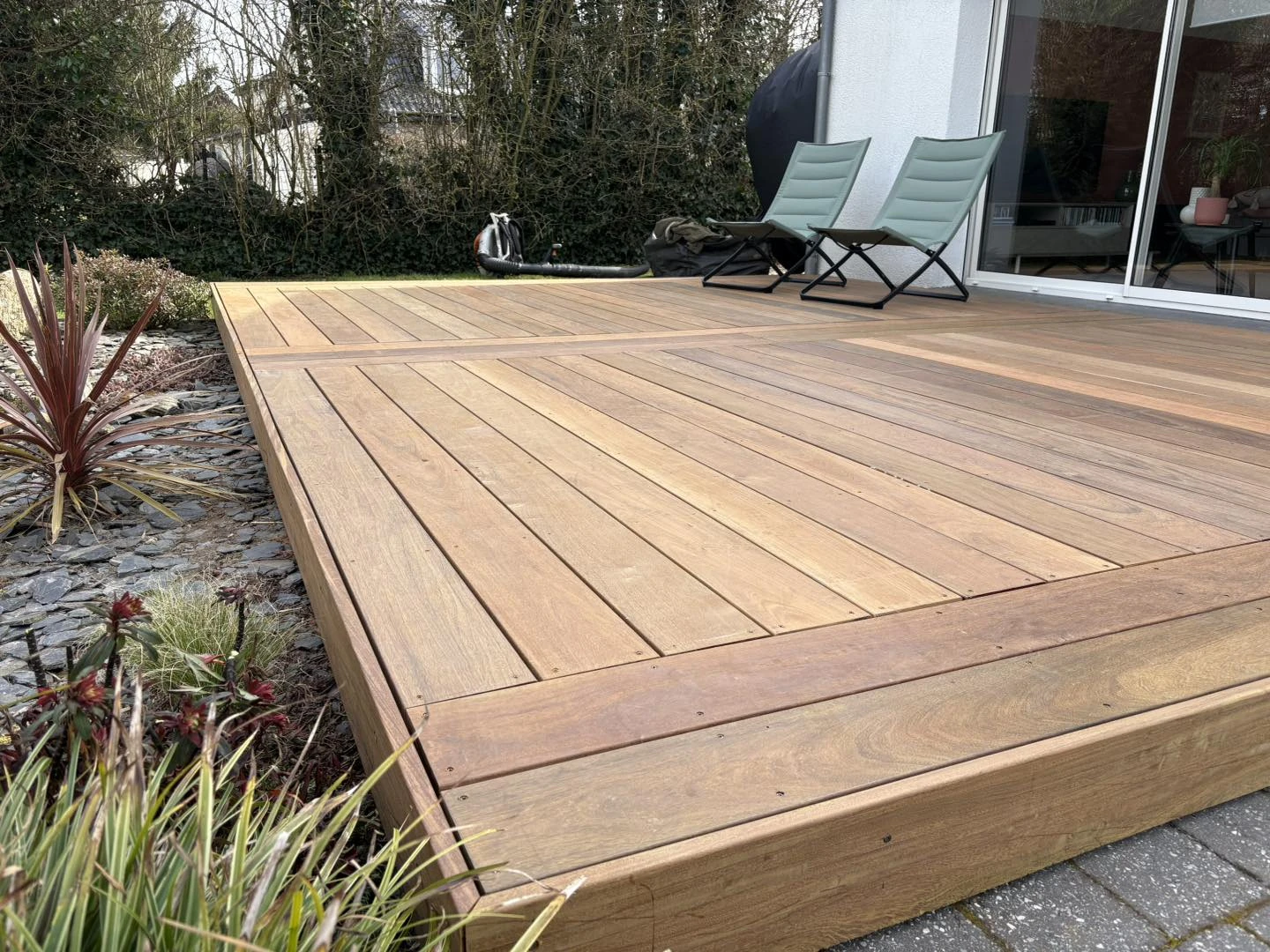 Terrasse bois exotique Tilloy lez Marchiennes